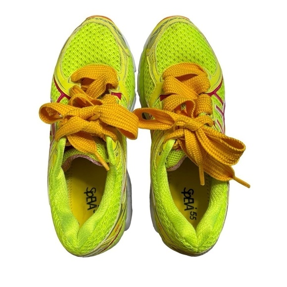 Asics GT 2000 Neon Yellow Pink Women’s Running Shoes Size 7.5 Athletic Trainers - Picture 3 of 15